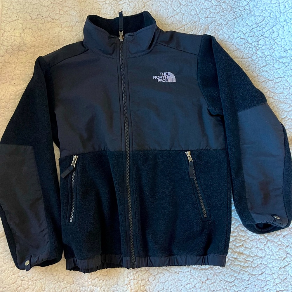 North face Denali boys fleece, size: medium 10/12, black, excellent condition